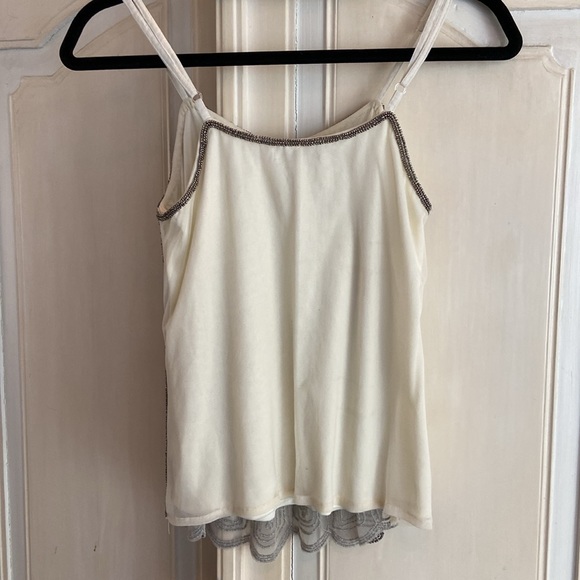 HYDE PARK-| VINTAGE CAMISOLE -Tank Top Beaded Unique S- M - Picture 5 of 6
